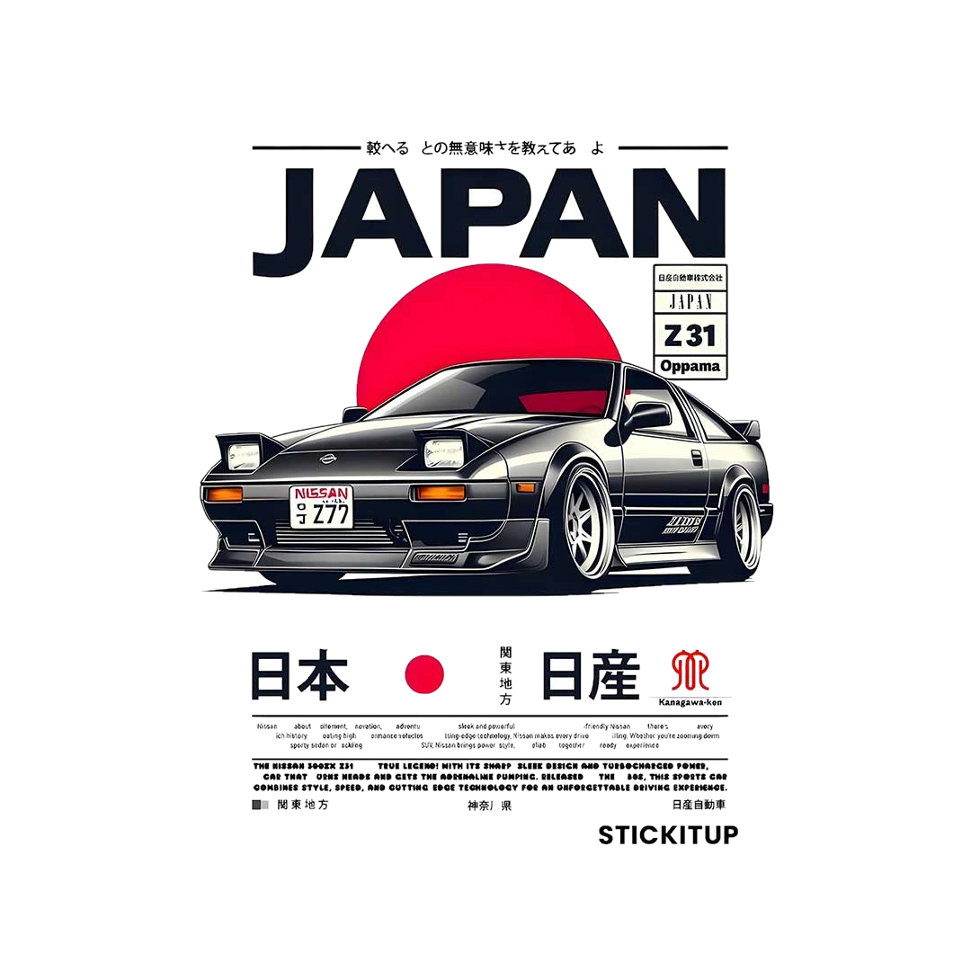 JAPAN OPPAMA Sticker